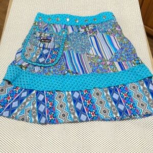 Mishiki Reversible Skirt with Purse Sz Small to Large